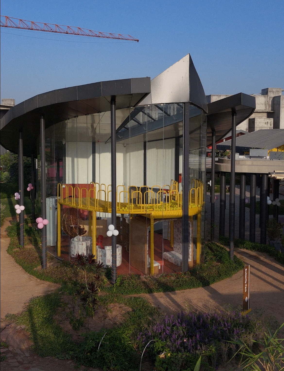 Story stage pavilion at Jaazzoo Joyland